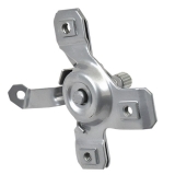1970-1972 Monte Carlo Door Handle Mechanism For Cars With Chrome Backing Plates Right Side Image