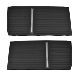 1966 Chevrolet 4 Door Sedan Front Door Panels Black Image