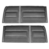 1967 Nova Non-SS Front Door Panels, Black Image