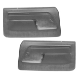 1973-1974 Nova Front Door Panels, Black Image