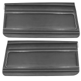 1975-1976 Nova Front Door Panels, Black Image