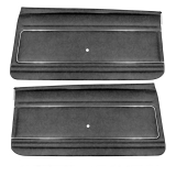 1977-1979 Chevrolet Front Door Panels, Black Image