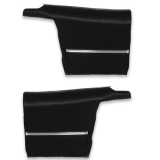 1968-1969 Camaro Rear Coupe Deluxe Black Door Panels Image