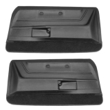 1968-1969 Camaro Front Deluxe Black Door Panels Image