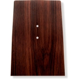 1969 Camaro Console Forward Plate Cherry Wood Image