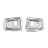 1968-1969 Camaro Deluxe Door Panel Grab Handle Bezels Image