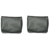 1968-1971 Nova Headrest Covers, Buckets, Black 10 Image