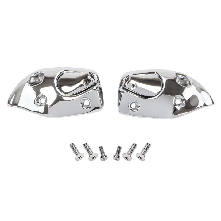 thumbnail image 2 of Labwork Chrome Sunvisor Support Brackets Kit For Camaro Firebird 1967-1969 – 14pcs, Easy Install 2 of 5