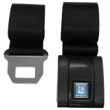 1970-1972 Monte Carlo Standard Rear Seat Belt, Black Image