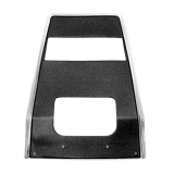 1967-1968 Camaro Center Dash Panel Black Radio Delete Non-AC Image