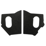 1962-1964 Nova Coupe/Sedan Kick Panels Black Image