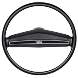 1971-1972 Chevelle Super Sport Steering Wheel Black Image