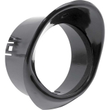 1967-1968 Chevrolet Dash Vent Bezel In Black Left Side Image