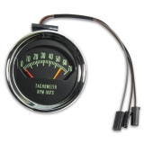 1966 El Camino Knee Knocker Tachometer With 6000 Rpm Redline Image