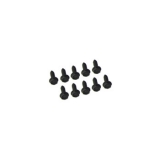 1968-1972 Chevelle Kick Panel Screw Kit 10 Piece Black Image
