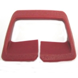 1973-1977 El Camino Seat Belt Loop Guide Rectangle Red/Maroon Image