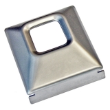 1968-1972 Camaro Deluxe Large Metal Seat Belt Buckle Cover Image