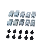 1970-1971 Camaro Fuel Line Clip Kit 10 PC (3/8 With Return) Image