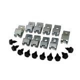 1972-1977 Camaro Fuel Line Clip Kit 10 PC (3/8 With Return) Image