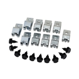 1978-1981 Camaro Fuel Line Clip Kit 10 PC (3/8 With Return) Image