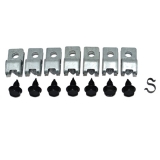 1969-1974 Nova Fuel Line Clip Kit 15 PC (3/8 With Return) Image