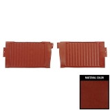 1964 Chevelle Convertible Rear Door Panels, Unassembled, Red Image