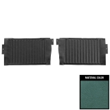 1964 Chevelle Convertible Rear Door Panels, Unassembled, Aqua Image
