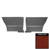 1964 Chevelle Coupe Rear Door Panels, Pre-Assembled, Red Image