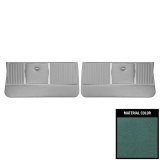 1964 Chevelle Front Door Panels, Pre-Assembled, Aqua Image