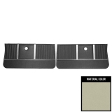 1964 Chevelle Front Door Panels, Pre-Assembled, Light Fawn Image
