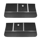 1964 Chevelle Front Door Panels, Pre-Assembled, Black Image