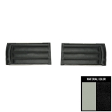 1965 Chevelle Convertible Rear Door Panels, Unassembled, White/Black Image