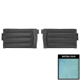 1965 Chevelle Convertible Rear Door Panels, Unassembled, Aqua Image