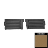 1965 Chevelle Convertible Rear Door Panels, Unassembled, Light Saddle Image