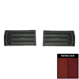 1965 Chevelle Convertible Rear Door Panels, Unassembled, Red Two-Tone Image