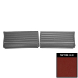 1965 El Camino Front Door Panels, Pre-Assembled, Red Image