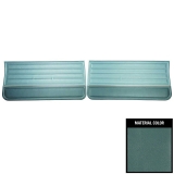 1965 El Camino Front Door Panels, Pre-Assembled, Light Blue Image