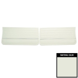 1965 El Camino Front Door Panels, Pre-Assembled, Solid White Image