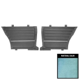 1965 Chevelle Coupe Rear Door Panels, Pre-Assembled, Aqua Image
