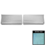 1965 El Camino Front Door Panels, Pre-Assembled, Aqua Image