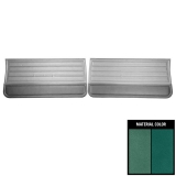 1965 El Camino Front Door Panels, Pre-Assembled, Light Blue Two-Tone Image