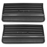 1965 Chevelle Front Door Panels, Pre-Assembled, Black Image