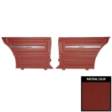 1966 Chevelle 2 Door Sedan Rear Door Panels, Unassembled, Red Image