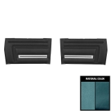1966 Chevelle Convertible Rear Door Panels, Unassembled, Blue Two-Tone Image