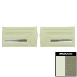 1966 Chevelle Convertible Rear Door Panels, Unassembled, Fawn Two-Tone Image