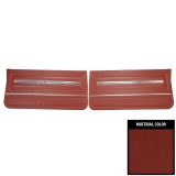 1966 El Camino Front Door Panels, Pre-Assembled, Red Image