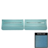1966 El Camino Front Door Panels, Pre-Assembled, Light Blue Image
