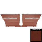 1966 Chevelle Coupe Rear Door Panels, Pre-Assembled, Bronze Image