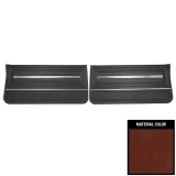1966 El Camino Front Door Panels, Pre-Assembled, Bronze Image