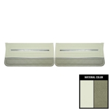 1966 El Camino Front Door Panels, Pre-Assembled, Fawn Two-Tone Image
